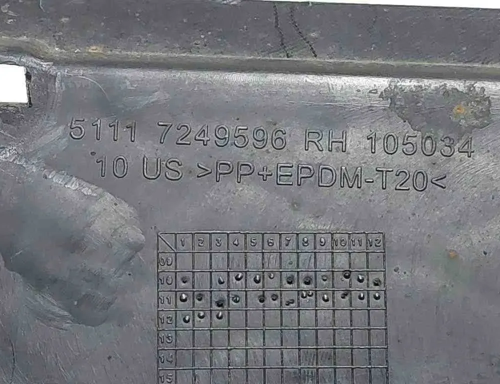 BMW X3 F25 (2010-2017) Нижняя решетка переднего бампера 105034,7249596,51117249596 32725770