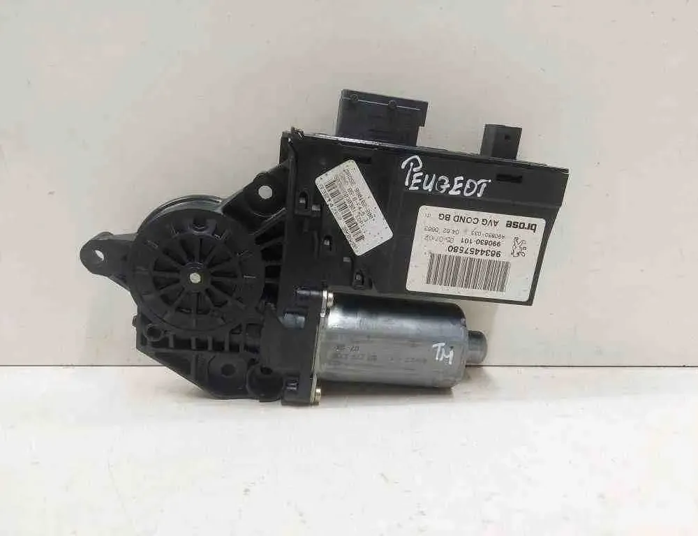 PEUGEOT 407 1 generation (2004-2010) Маторчик стеклоподъемника передней левой двери 990830101,A90830033,9634457580 32728513