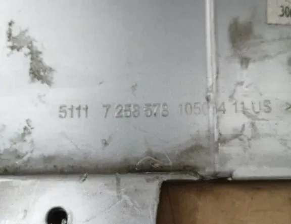 BMW X3 F25 (2010-2017) Front Right Bumper Molding 51117258578,10503411 34172479