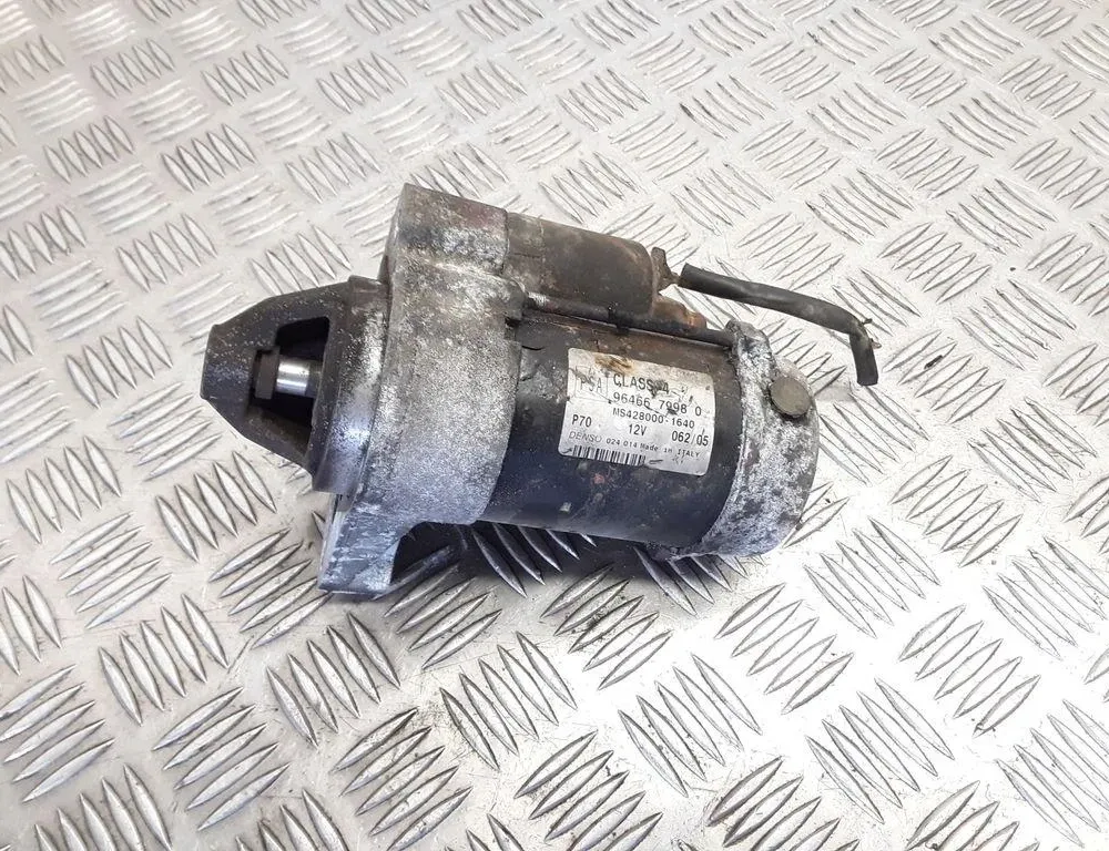 PEUGEOT 206 1 generation (1998-2009) Indítómotor 9646679980 32783844