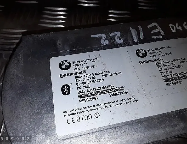 MERCEDES-BENZ G-Class W463 (1990-2024) Bluetooth-vezérlőegység 9231091 32947856