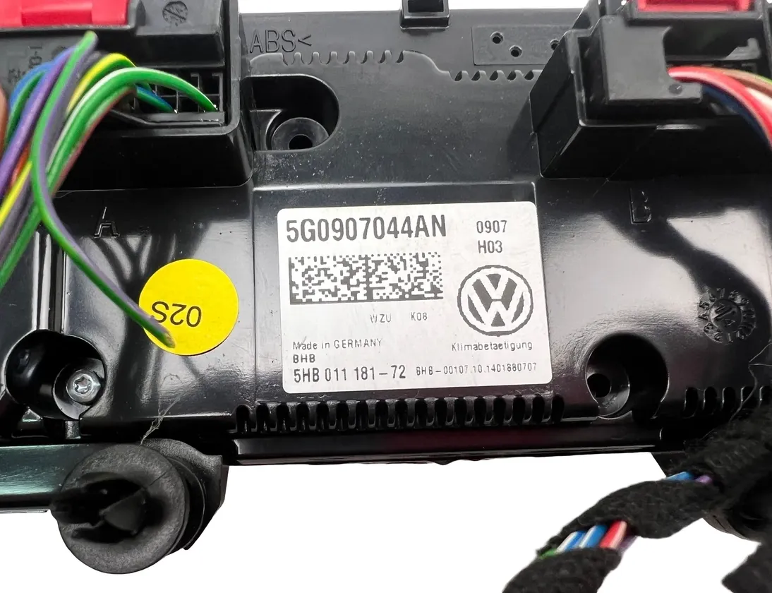 VOLKSWAGEN Golf 7 generation (2012-2024) Klímaszabályozó egység 5G0907044AN 34832997