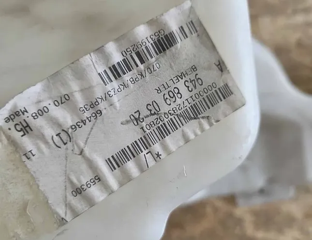 MERCEDES-BENZ ACTROS (1996-2002) Ablakmosó tartálya A9438690320 34065696