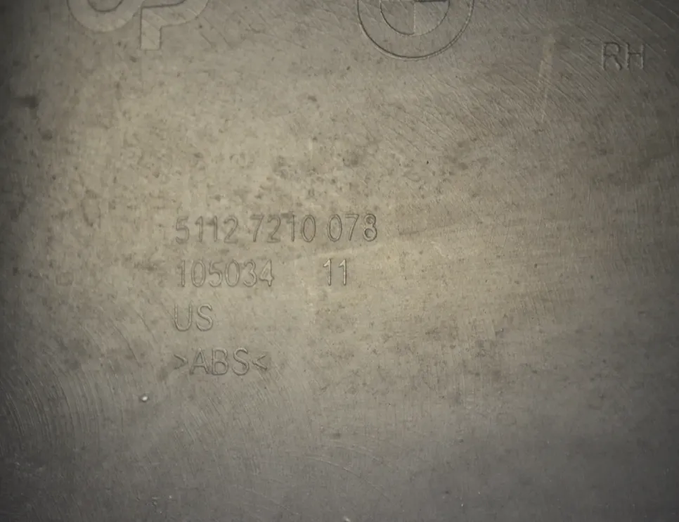 BMW X3 F25 (2010-2017) Jobb hátsó lökhárító konzolja 51127210078,7210078 25057864