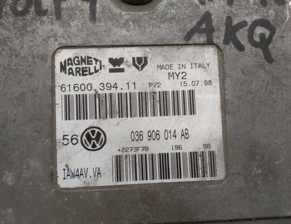VOLKSWAGEN Golf 4 generation (1997-2006) motorvezérlő egység 036906014AB 31432660