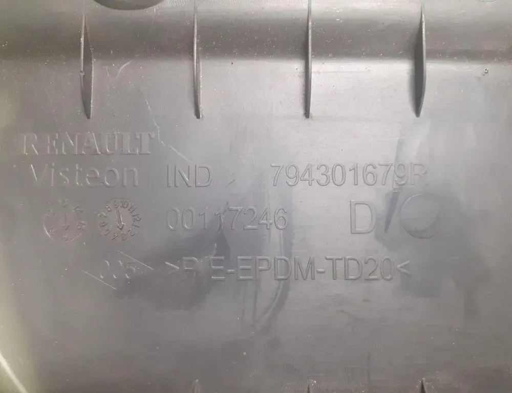 DACIA Dokker 1 generation (2012-2024) Csomagtérajtó díszítőléce 794301679R 34672817