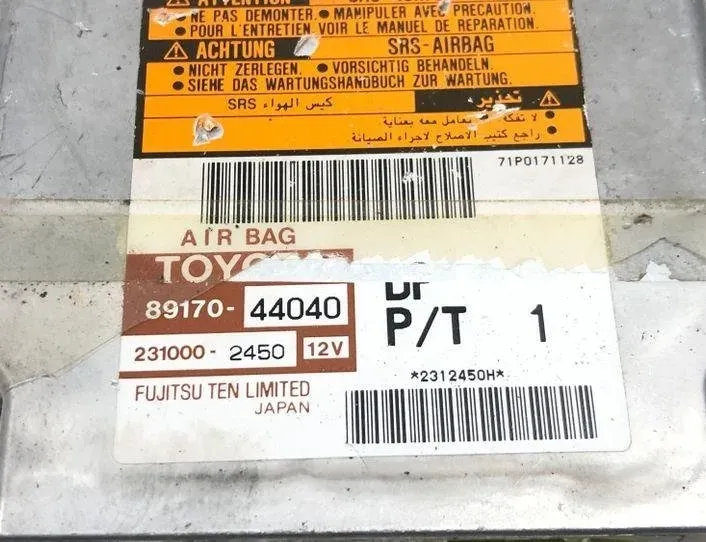 TOYOTA Avensis Verso 1 generation (2001-2003) Блок SRS 2310002450,71P0171128,8917044040 24712105