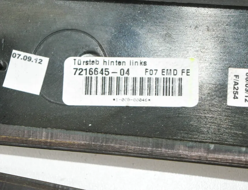 BMW 5 Series Gran Turismo F07 (2010-2017) Комплект для обрезки внутренней отделки 7216646,7216645,7216649,7216650,7219423,7219424,9195648,9195663 19942775