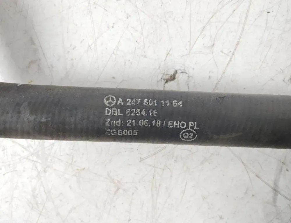 MERCEDES-BENZ CLA-Class C118 (2019-2023) Coolant Hose Pipe DBL625416,A2475011164 31925081