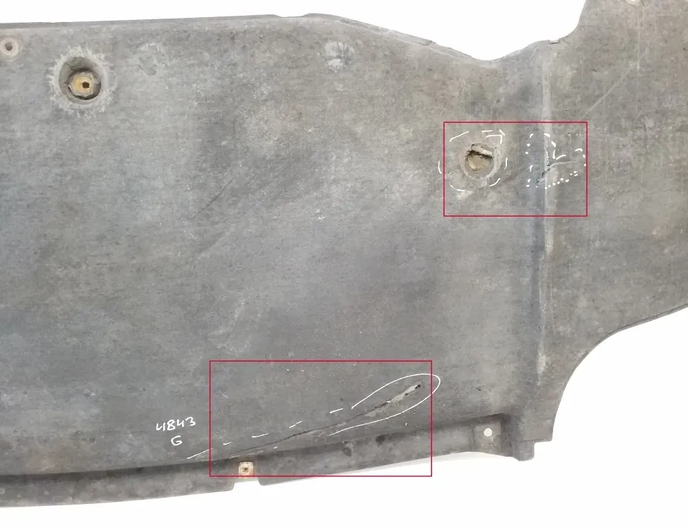 PORSCHE Panamera 970 (2009-2016) Задняя средняя нижняя защита 97050411509 34506569