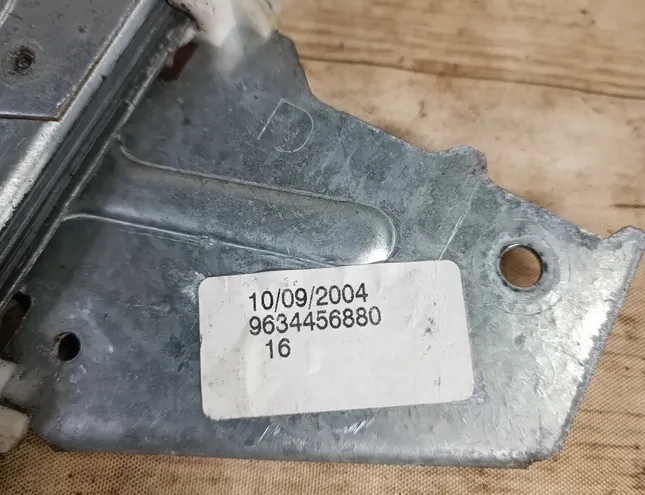 PEUGEOT 307 1 generation (2001-2008) Jobb első ajtó ablakemelője 9634456880,9637130480 22493408