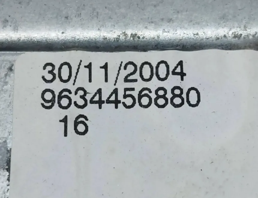 PEUGEOT 307 1 generation (2001-2008) Jobb első ajtó ablakemelője 9634456880 27814783