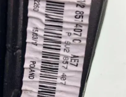 SKODA Fabia 3 generation (2014-2021) Bal oldali visszapillantó tükör 0407L9819,6V2857407C 22242461