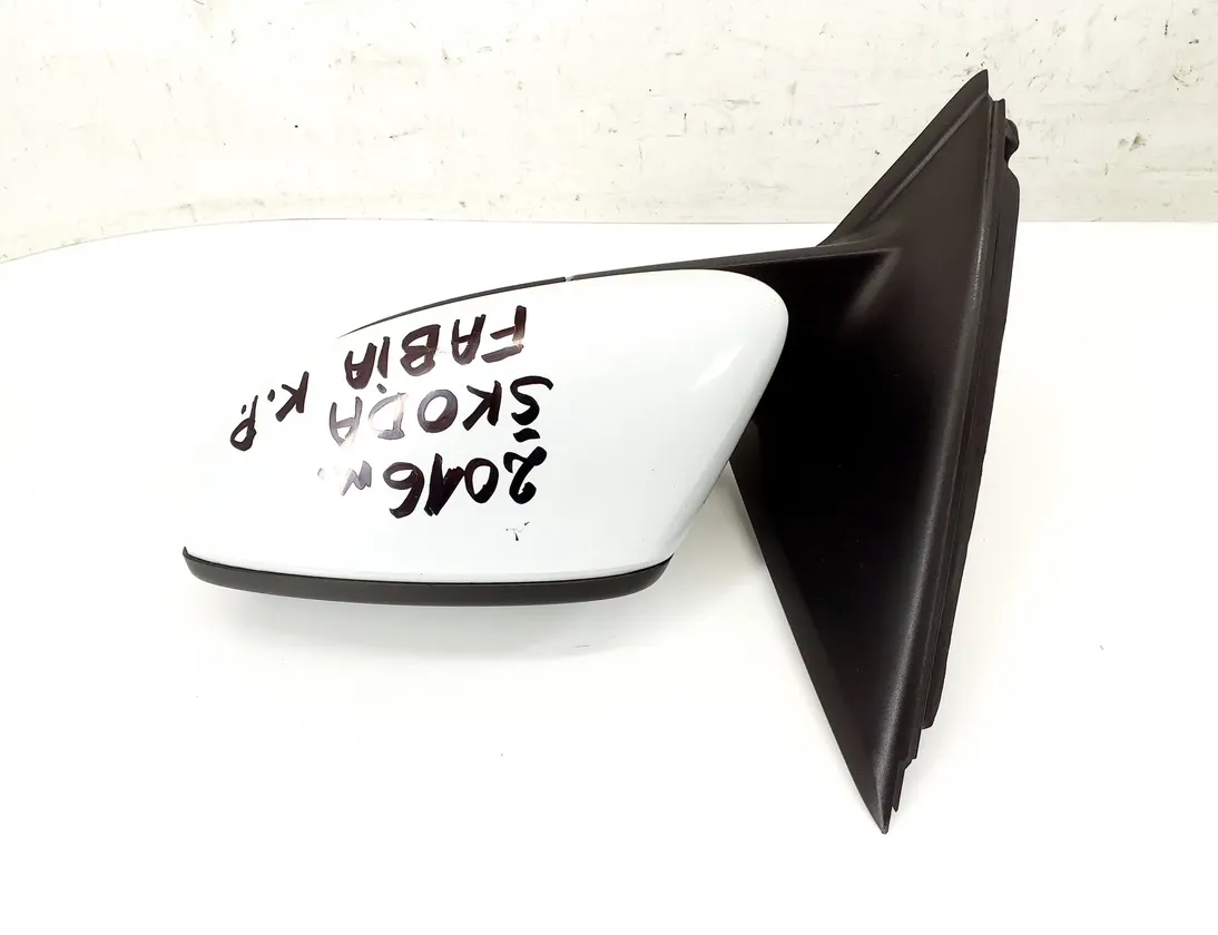 SKODA Fabia 3 generation (2014-2021) Left Side Wing Mirror 6V2857407C 29180613