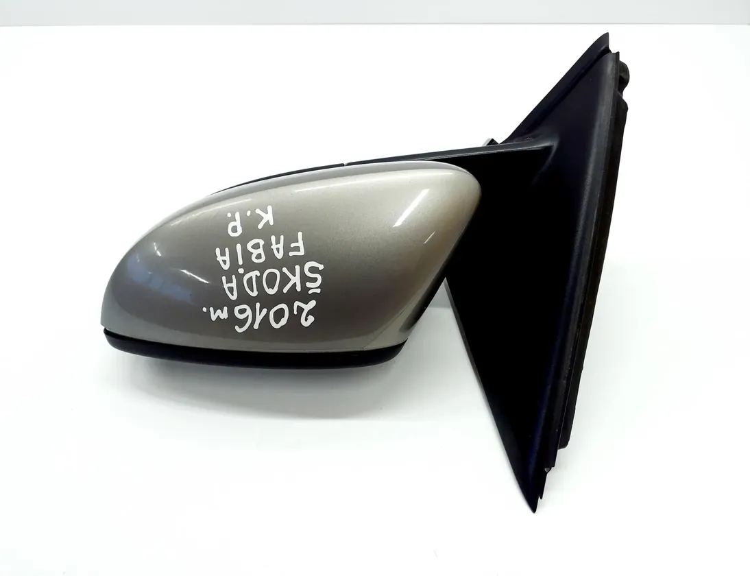 SKODA Fabia 3 generation (2014-2021) Left Side Wing Mirror 6V0857933 30666476