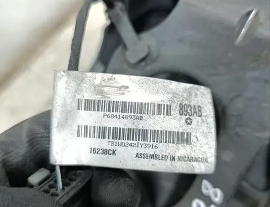 JEEP Wrangler JK (2006-2018) Hátsó lökhárító 68414893AB,P68414893AB 34832981