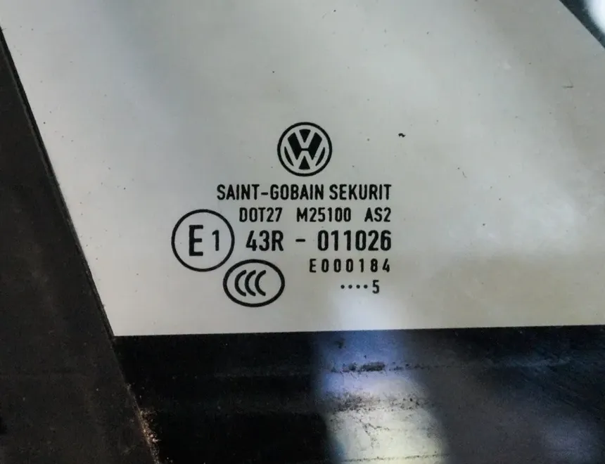 VOLKSWAGEN Passat B8 (2014-2023) Jobb első ajtó ablaka AS2,43R-011026,3G0845114C 2390355