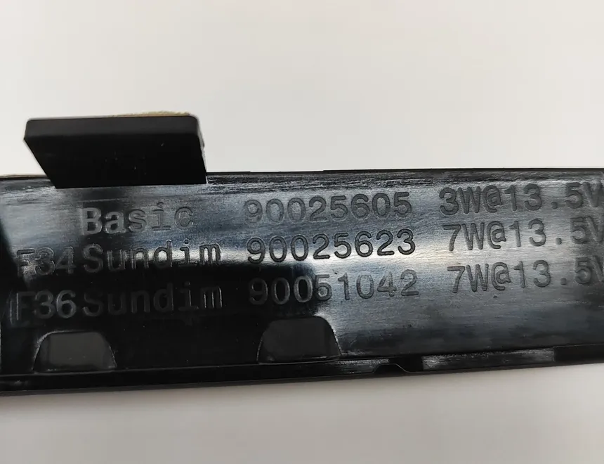 BMW 3 Series Gran Turismo F34 (2013-2017) Rear cover light 7294275 31147436