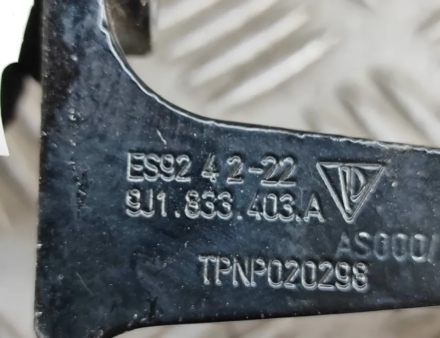 AUDI e-tron GT 1 generation (2020-2024) Bal hátsó ajtó zsanérkészlet 9J1833403A,9J1831409A 31456696