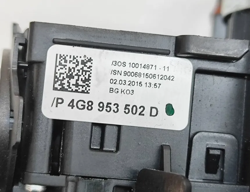 AUDI A6 C7/4G (2010-2020) Indicator Wiper Stalk Switch 4G8953502D,4H0953568K 31459851