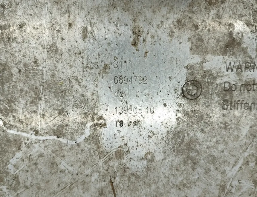 BMW iX I20 (2021-2024) Motorburkolat 6894792 32868100