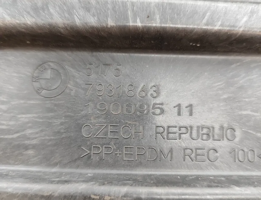 BMW iX I20 (2021-2024) Задняя средняя нижняя защита 7931863 32869366