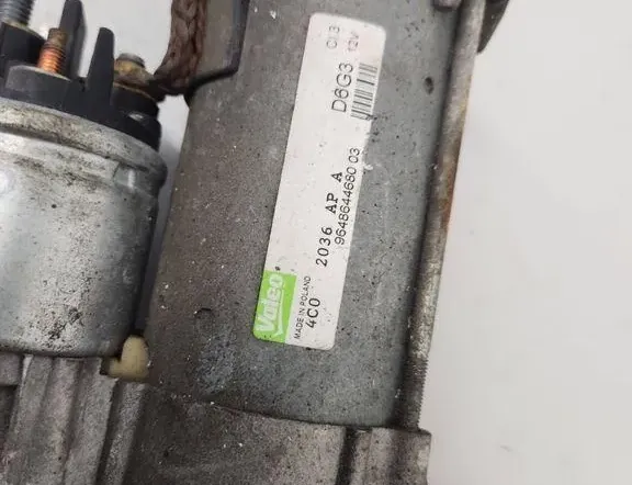 PEUGEOT 207 1 generation (2006-2009) Indítómotor 9648644680 34554877