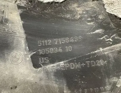 BMW X5 E70 (2006-2013) Левый угол  заднего бампера 51127158439 20215699