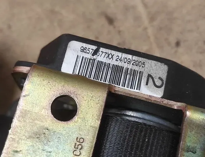 PEUGEOT 407 1 generation (2004-2010) Rear Left Seatbelt 5390073,96576577XX 27020936
