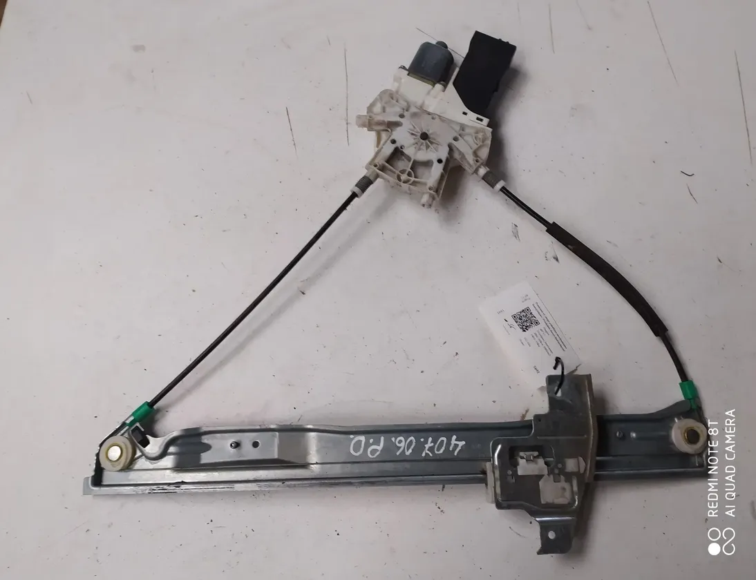 PEUGEOT 407 1 generation (2004-2010) Стеклоподъемник передней правой двери 9646594480 28605836