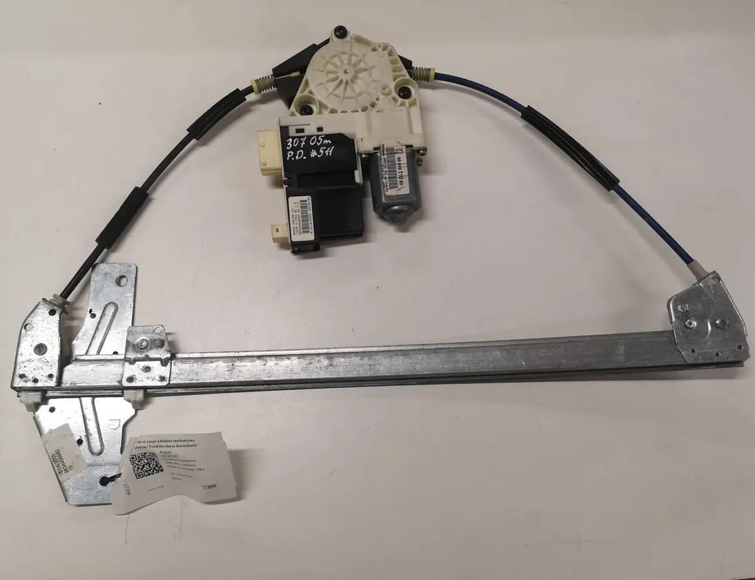 PEUGEOT 407 1 generation (2004-2010) Jobb első ajtó ablakemelője 9649911080 28628140