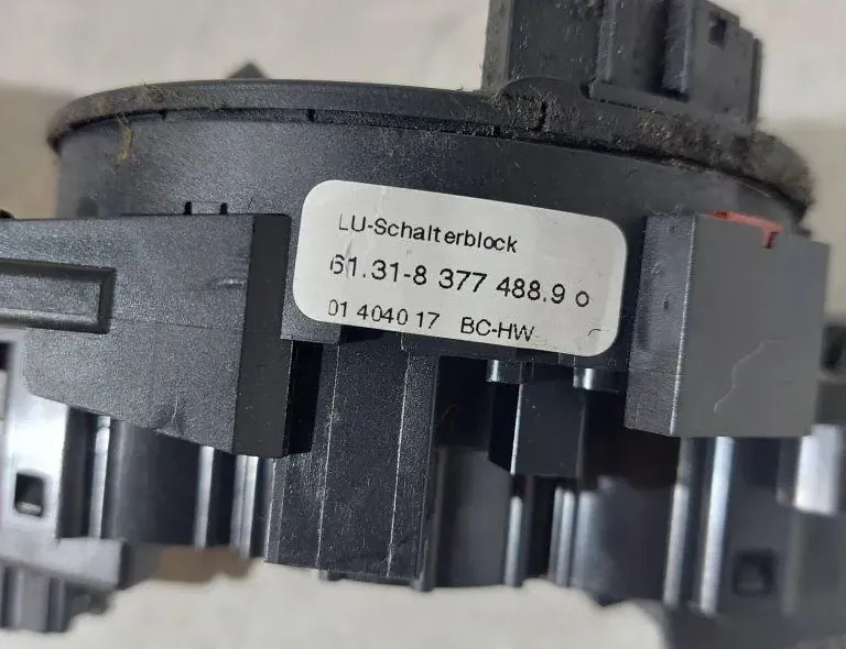 BMW 5 Series E39 (1995-2004) Kormánykerék csúszógyűrű-légzsákmodulja 613183774889 34310930