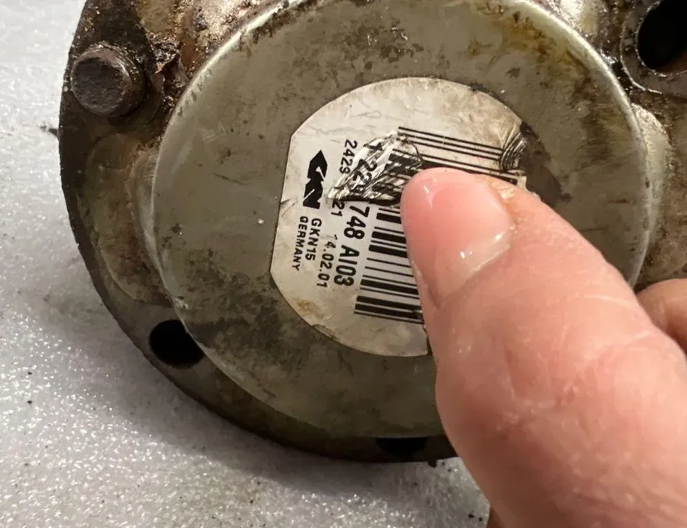 BMW 5 Series E39 (1995-2004) Jobb hátsó kardántengely 7229748 34309703