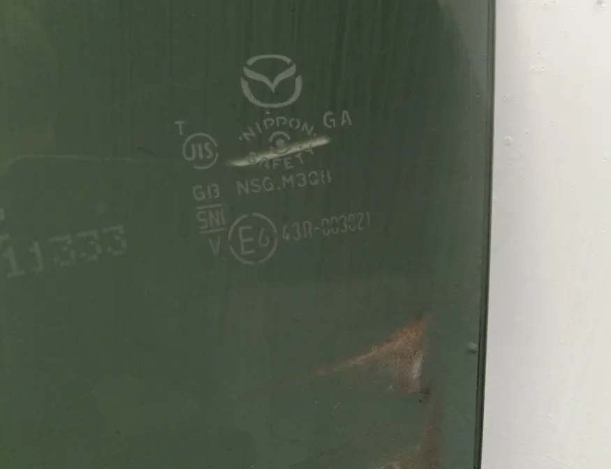 MAZDA 5 Bal hátsó ajtó üvege 43R003021 27703220