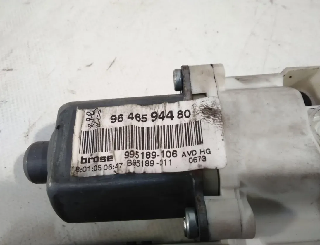 PEUGEOT 407 1 generation (2004-2010) Стеклоподъемник передней правой двери 9646594480 27705609