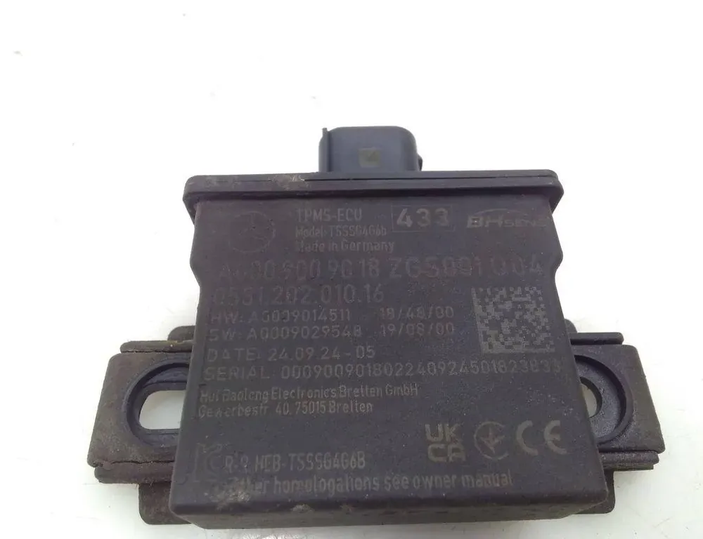 MERCEDES-BENZ EQB 1 generation (2021-2023) Abroncsnyomást szabályozó modul A0009009018 34260284