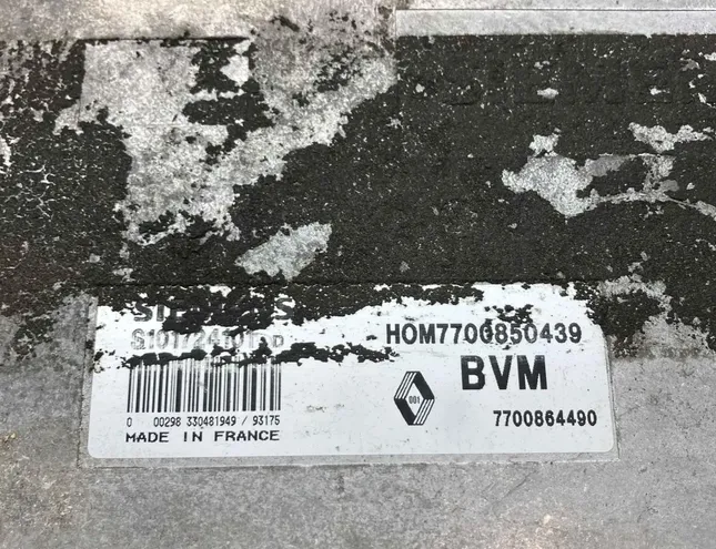 RENAULT Scenic 1 generation (1996-2003) Блок управления двигателем 7700850439,7700864490,BVM 34392048