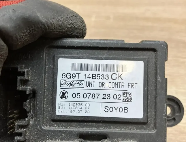 FORD S-Max 1 generation (2006-2015) Bal hátsó ajtó vezérlőegysége 6G9T14B533CK,0507872302 34296739