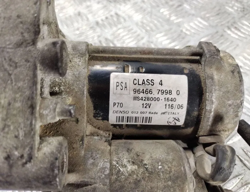 PEUGEOT 206 1 generation (1998-2009) Indítómotor 9646679980,MS4280001640 34109772