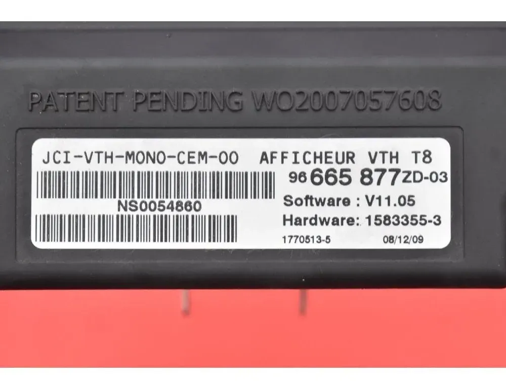 PEUGEOT 3008 2 generation (2017-2023) Автомагнитола с навигацией 96665877ZD-03 31491787