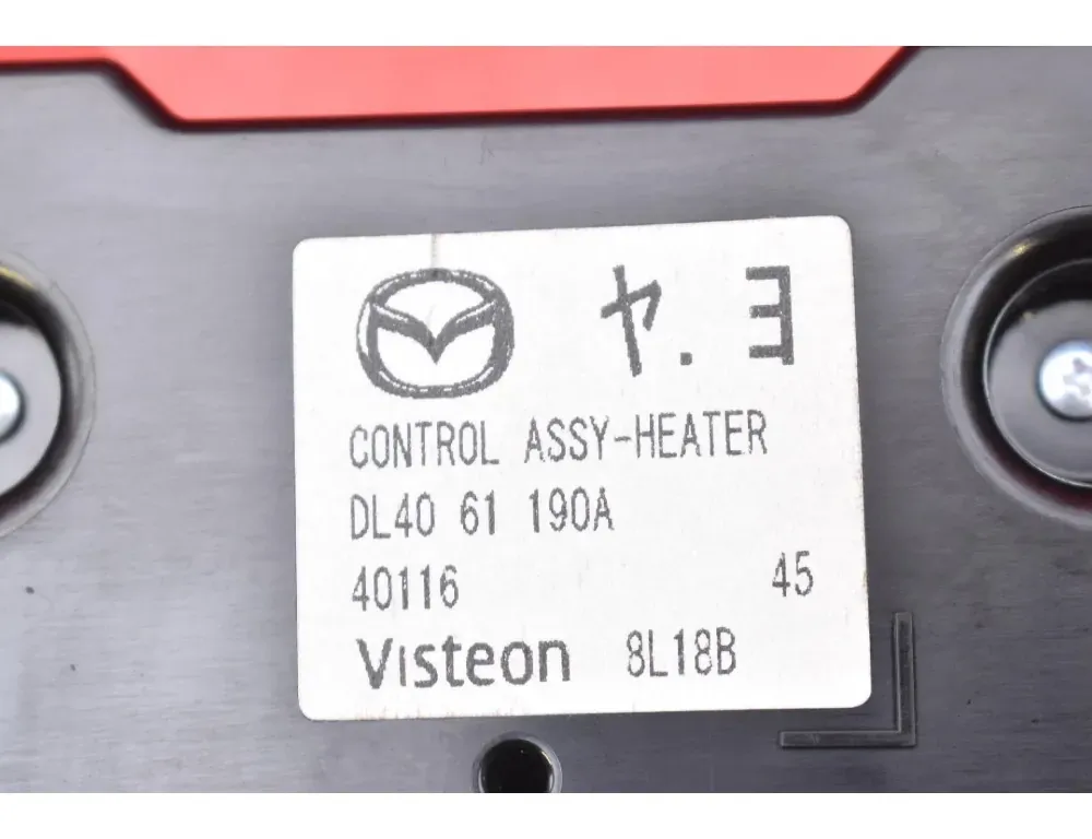 MAZDA Carol 6 generation (HB25S, HB35S) (2009-2014) Pегулятор климы DL40-61190A 33670078