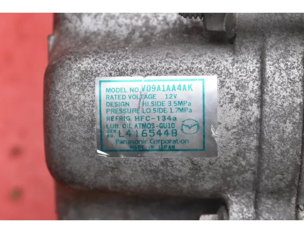 MAZDA Carol 6 generation (HB25S, HB35S) (2009-2014) Air Condition Pump V09A1AA4AK 33927017