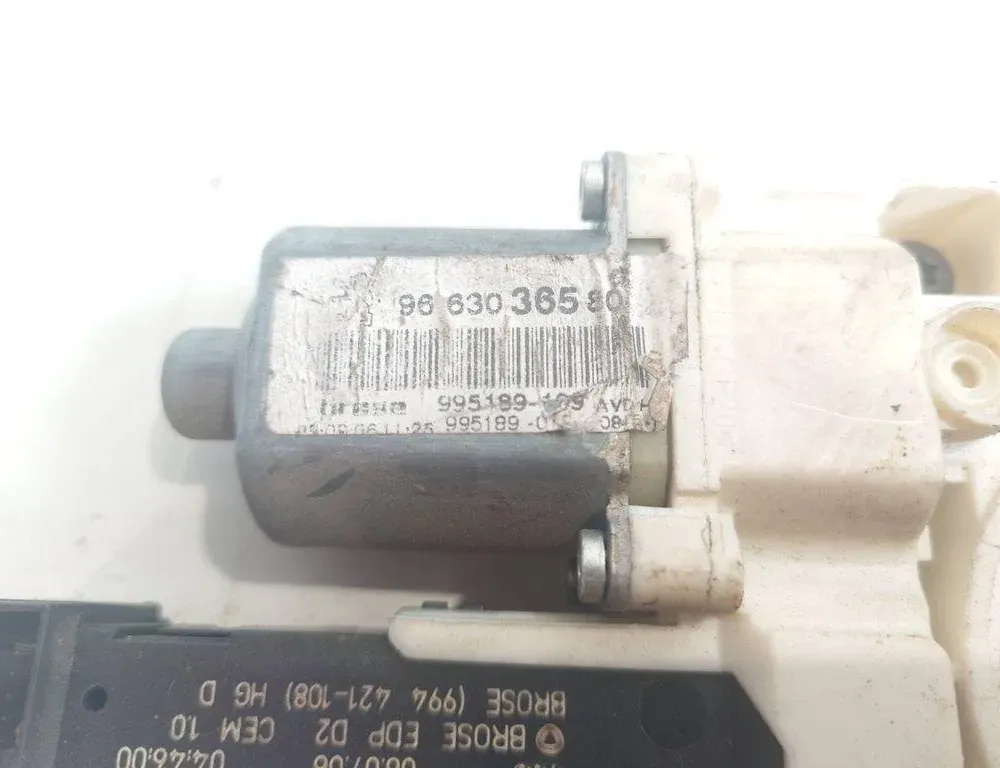 PEUGEOT 407 1 generation (2004-2010) Jobb első ajtó ablakemelője 9663036580 31337058