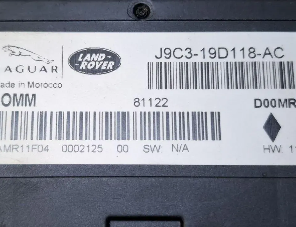 JAGUAR I-Pace 1 generation (2018-2023) Egyéb vezérlőegységek J9C319D118AC 34833161