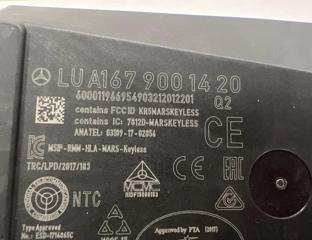 MERCEDES-BENZ CLA-Class C118 (2019-2023) Egyéb vezérlőegységek A1679001420 31996066