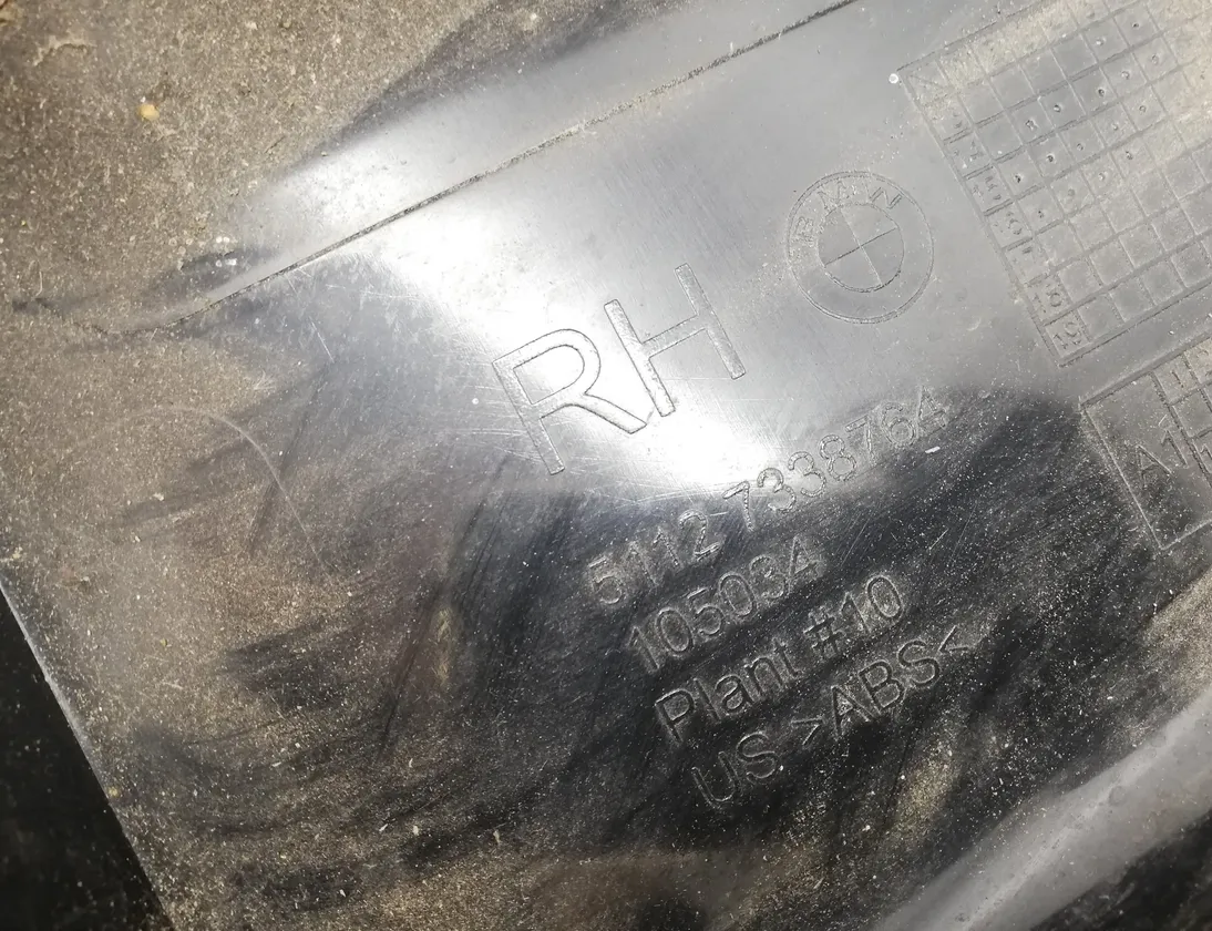 BMW X3 F25 (2010-2017) Rear Right Bumper Bracket 7338764 12134890