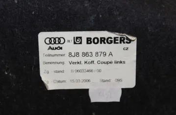 AUDI TT 8J (2006-2014) Bal oldali csomagtartó díszléce 8J8863879A 33291479