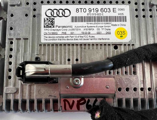 AUDI A5 8T (2007-2016) Navigációs kijelző 8T0919603E 26285186