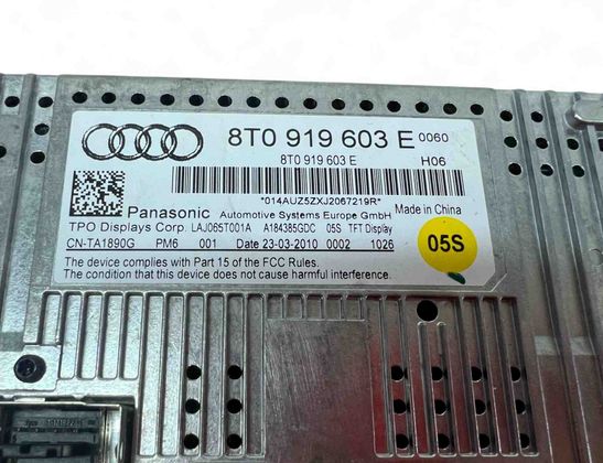 AUDI A5 8T (2007-2016) Navigációs kijelző 8T0919603E 31409020