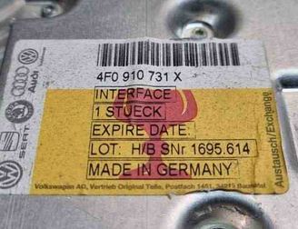 AUDI A6 C8/4K (2018-2024) Блок управления навигацией 4F0910731 31113411